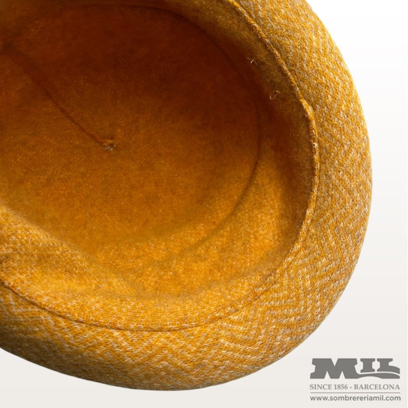 Boiled Wool Cloché in Pattern | Seeberger