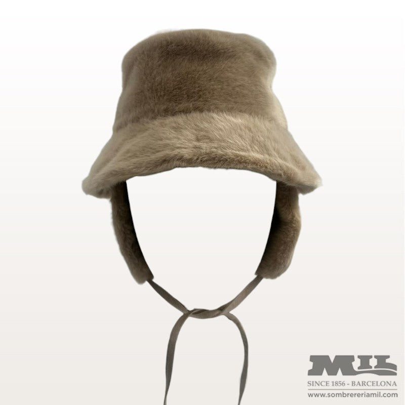 Fake Fur Bucket Hat with Earflaps | Seeberger