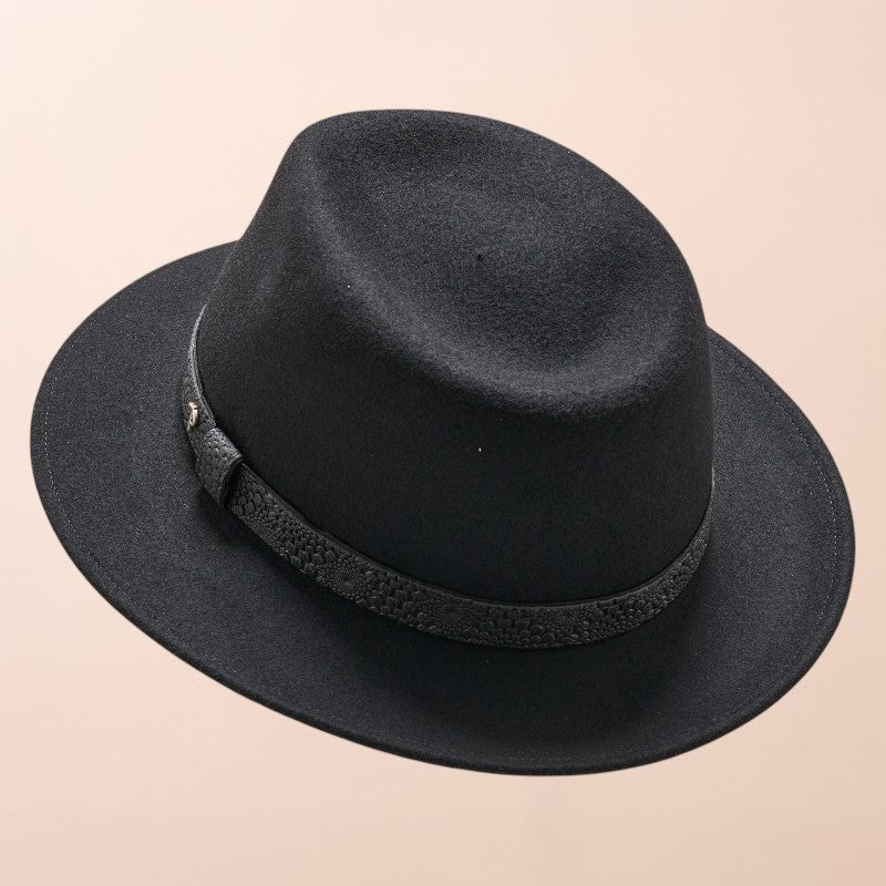 Barret Traveller amb cinta de cuir | Panizza