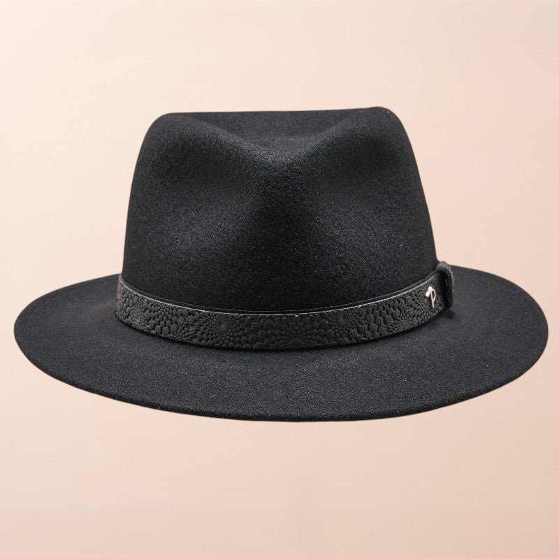 Barret Traveller amb cinta de cuir | Panizza